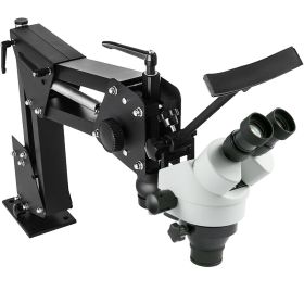 VEVOR Micro Inlaid Mirror Multi-Directional Microscope with Spring Bracket Multi-Directional Micro-Setting Microscope Microscope Gem Diamond Sett