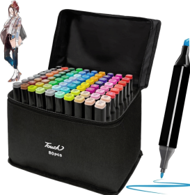 80 Colors Alcohol Based Markers Dual Tip Drawing Markers Set For Drawing (Option: 80pcs)